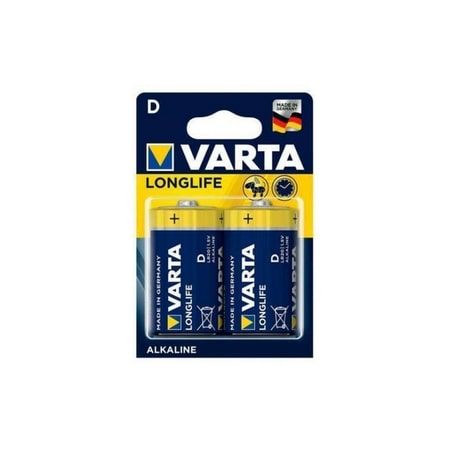 Varta 4120 Longlife D Size Büyük Boy Pil 2'Li